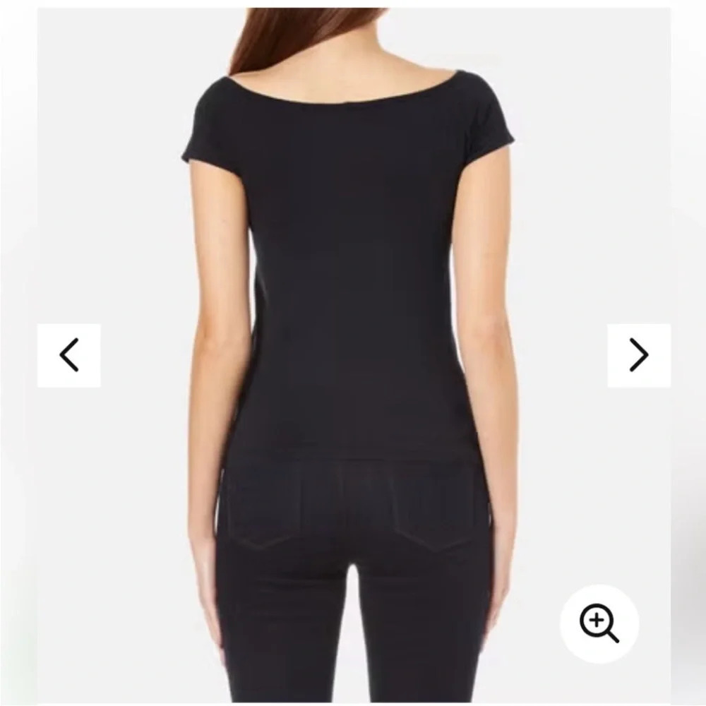 Helmut Lang Women's Open
Boat Neck Top black edgy minimalist size M/L Streetwear - Picture 4 of 11